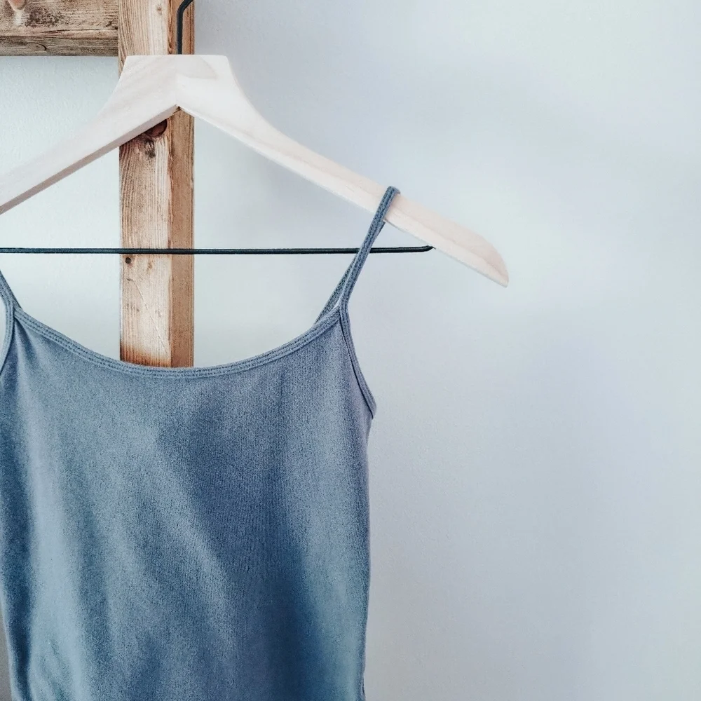 3/$20 Forever 21 Charcoal Grey Spaghetti Strap Cami (Size XS)